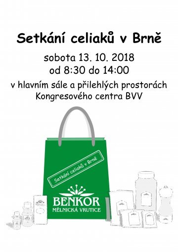 13. 10. 2018 – BRNO - SETKÁNÍ CELIAKŮ
