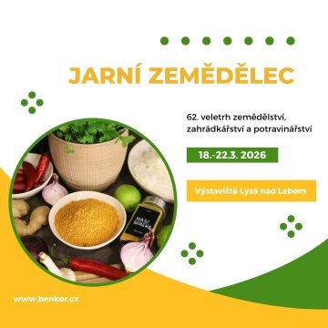 JARNÍ ZEMĚDĚLEC 2026
